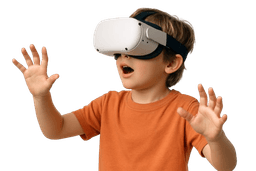 Kid with VR
